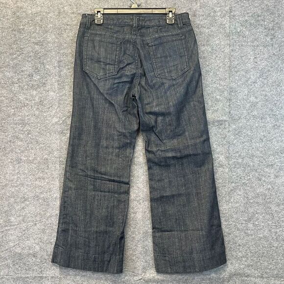 BANANA REPUBLIC Pants Women’s Size 10 Blue Stretch Classic Trousers Wide Leg - Picture 9 of 14